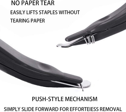 6 PCS Professional Magnetic Staple Remover Puller Rubberized Staples Remover Staple Removal Tool for School Office Home 5 Colors