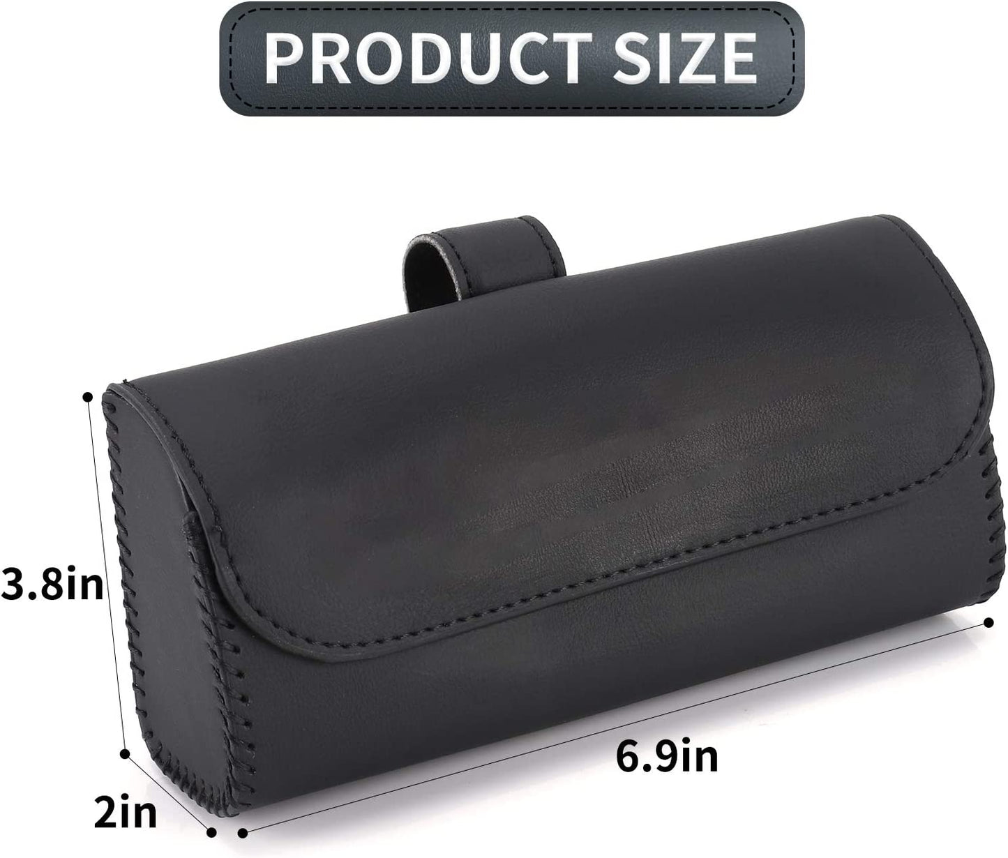 Sunglasses Holder for Car Sun Visor, Auto Eyeglasses Organizer Box, Vehicle Visor Accessories Glasses Protective Storage Case for Woman Man