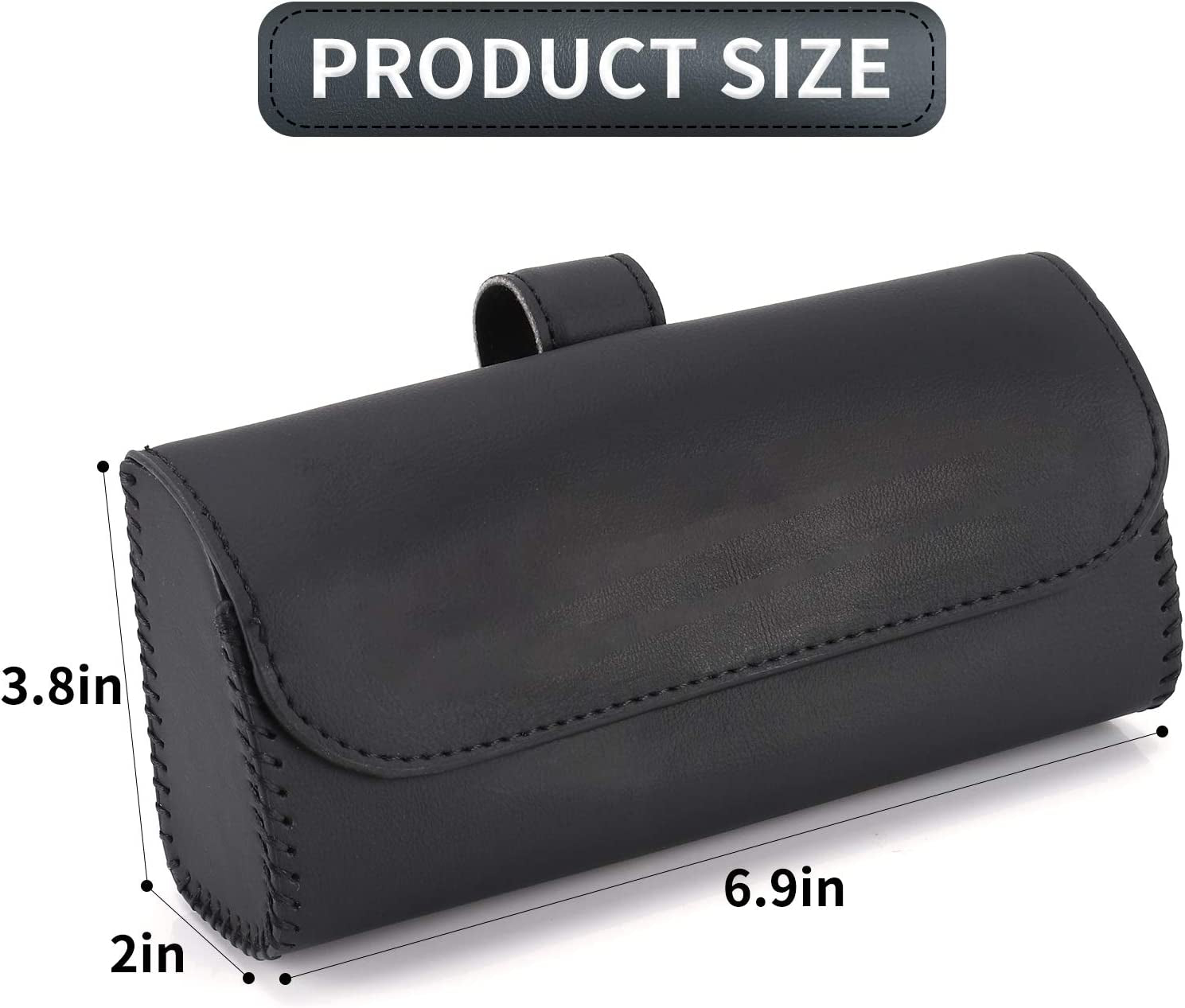 Sunglasses Holder for Car Sun Visor, Auto Eyeglasses Organizer Box, Vehicle Visor Accessories Glasses Protective Storage Case for Woman Man